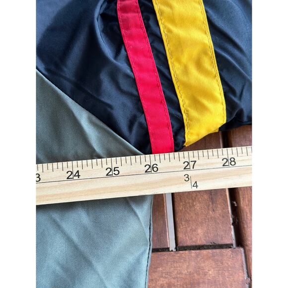 Vintage 90s Y2K Crown GWRRA Gold Wing Peg Men's Large Motorcycle Varsity Jacket - Picture 6 of 11